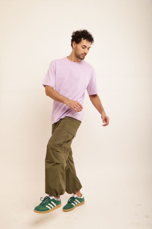 PLAIN LAVENDER OVERSIZED TEE