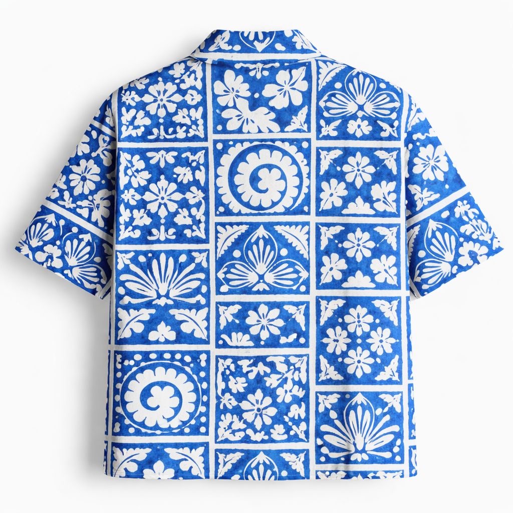 Azure Mosaic Shirt