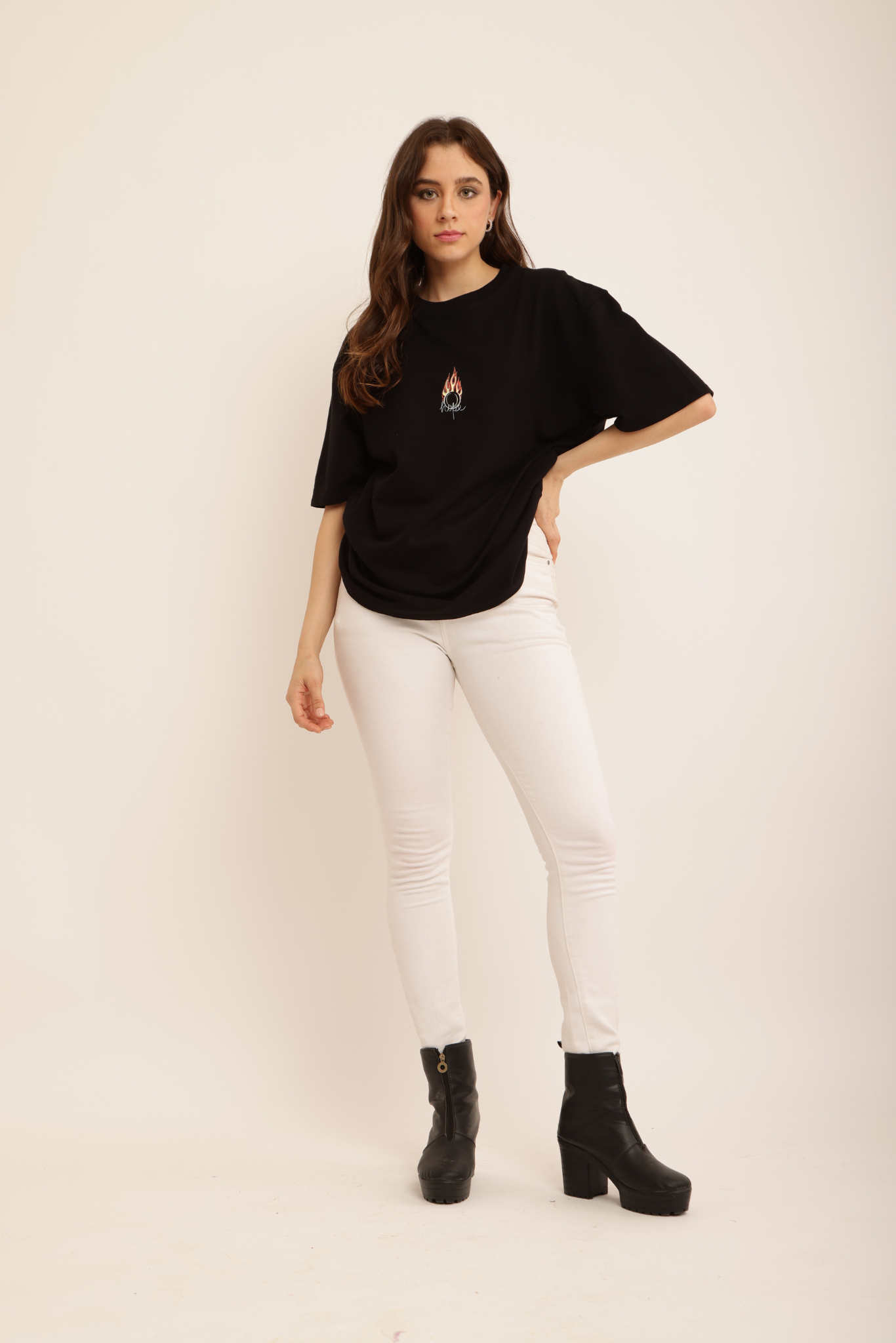 SKULL × ROSES DARK REAPER TEE (BLACK – “BORN TO STAY ALIVE”)