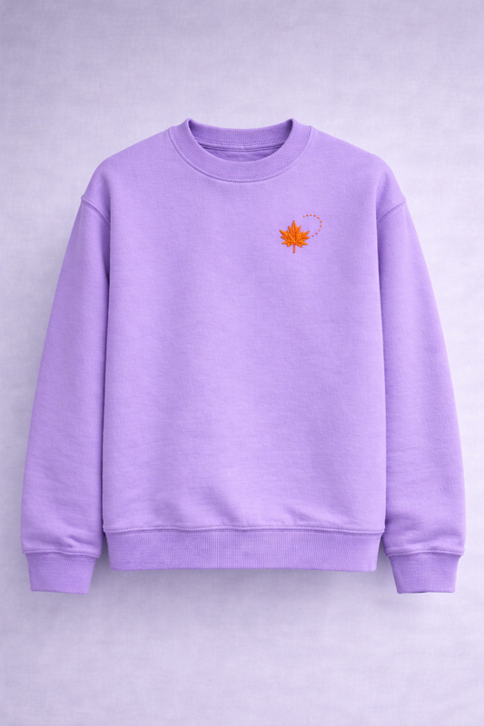 Petal Trace levender sweatshirt