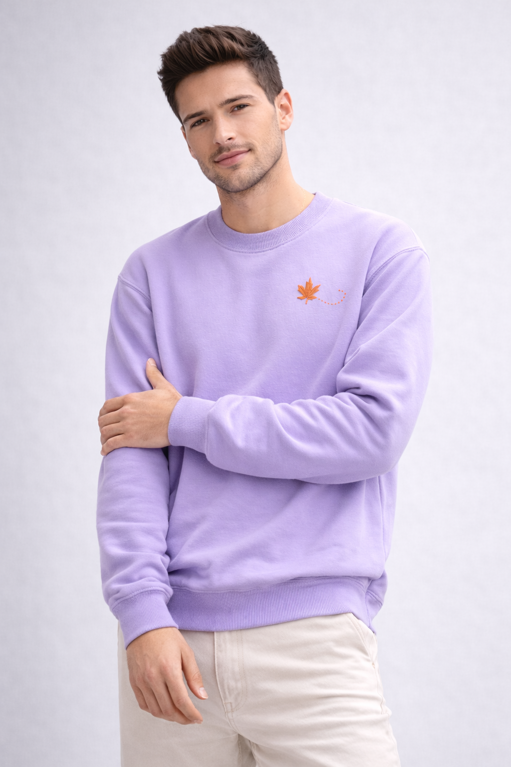 Petal Trace levender sweatshirt