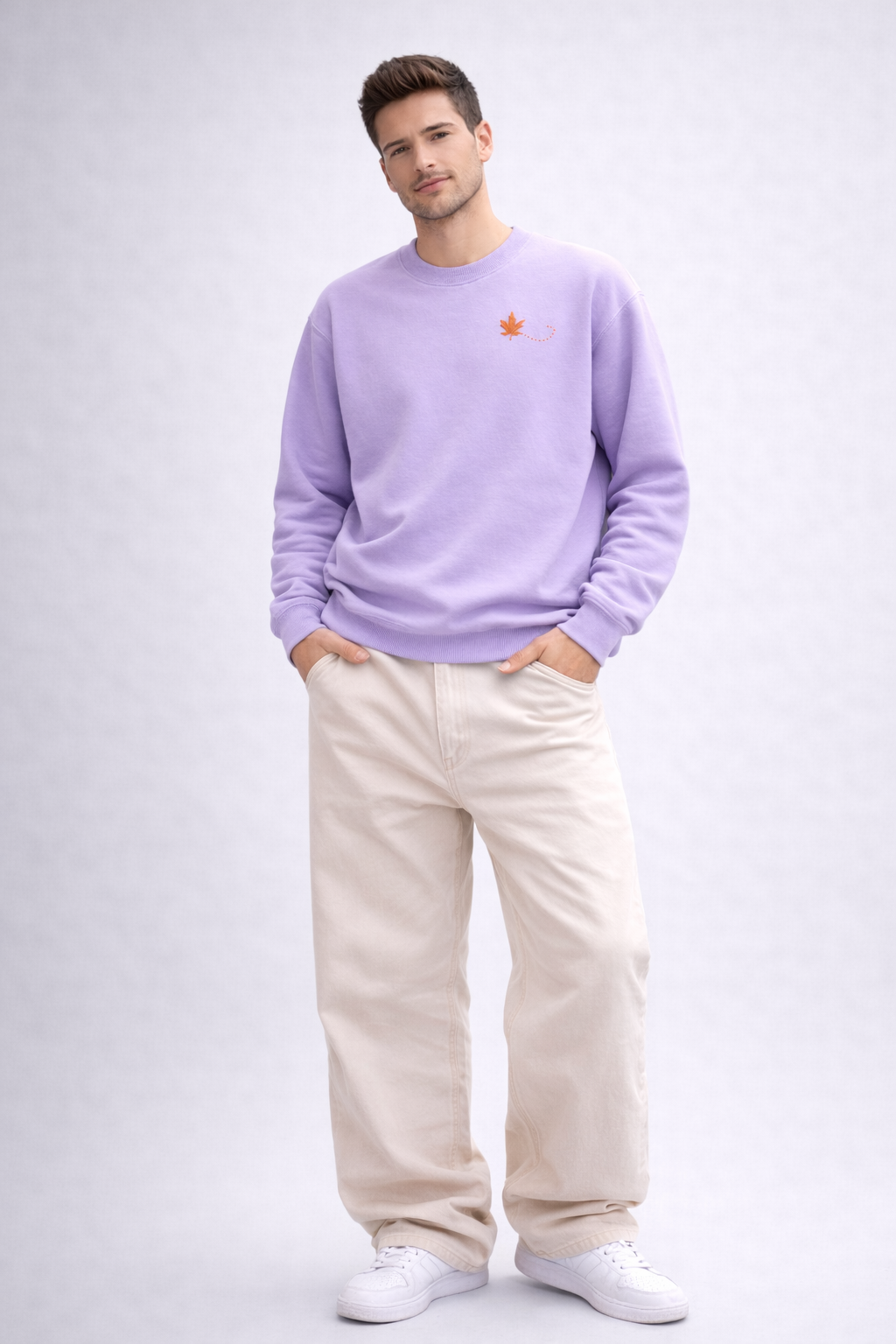 Petal Trace levender sweatshirt