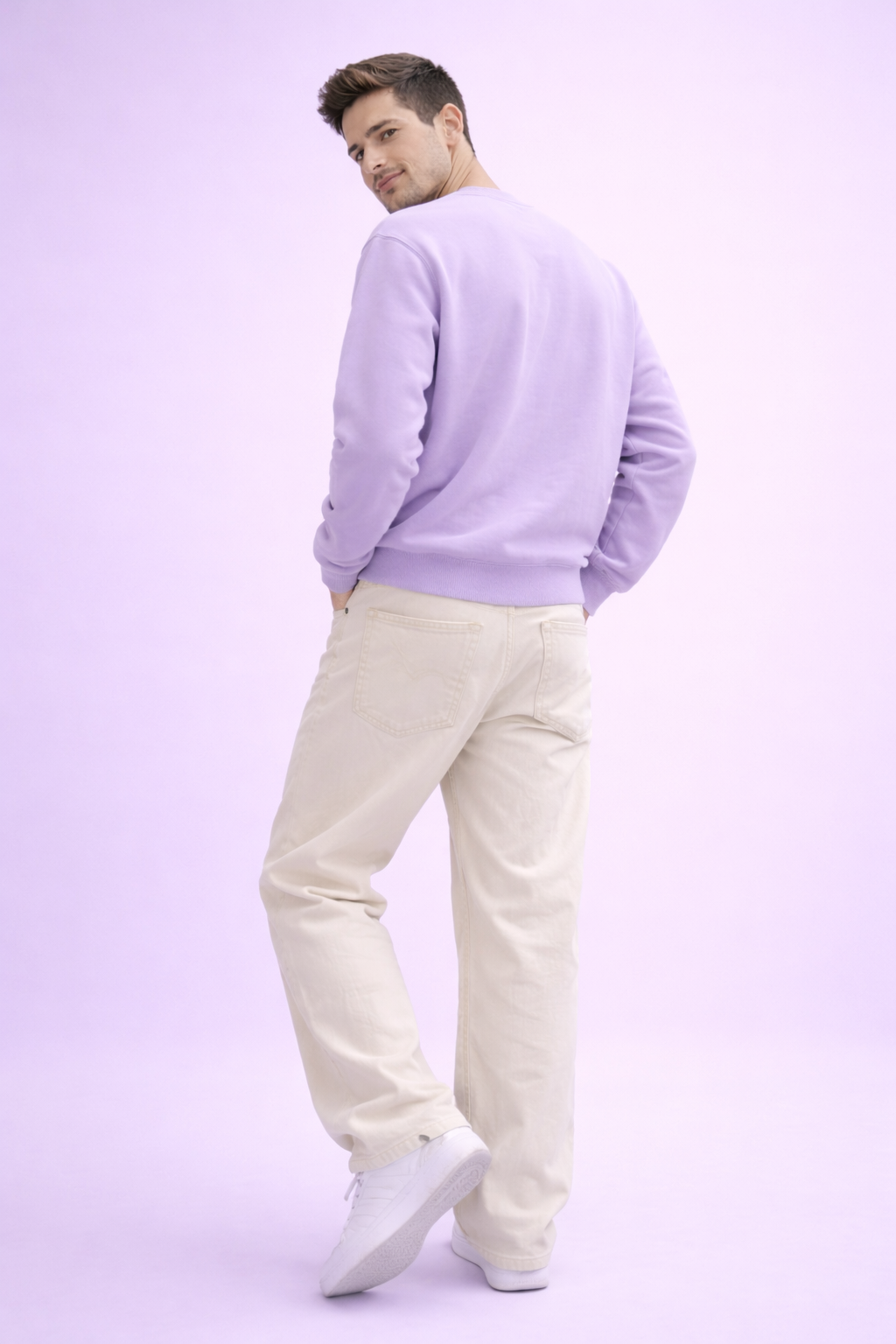 Petal Trace levender sweatshirt