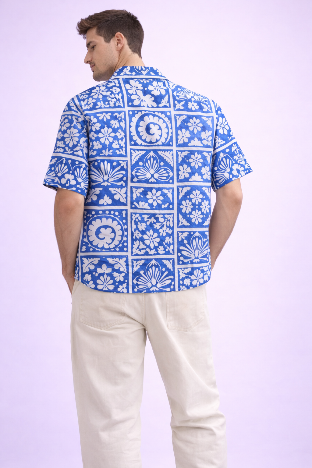 Azure Mosaic Shirt